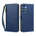 thumbnail image 2 of For Samsung Galaxy A55 5G 6.6-inch Wallet Case Multi-Card Slots Zipper Wallet Leather Phone Case,Dark blue,For Galaxy A55 5G, 2 of 10