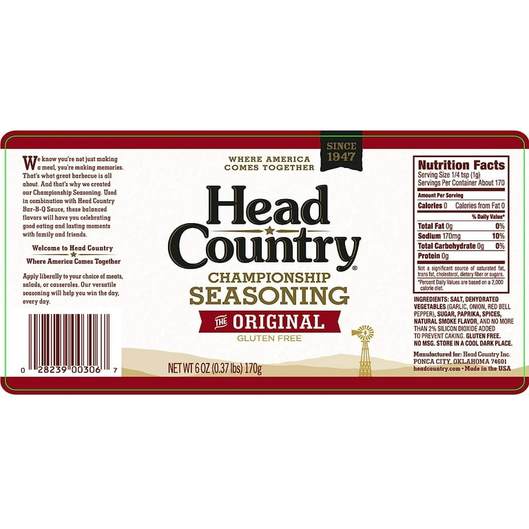 Head country rub cheap