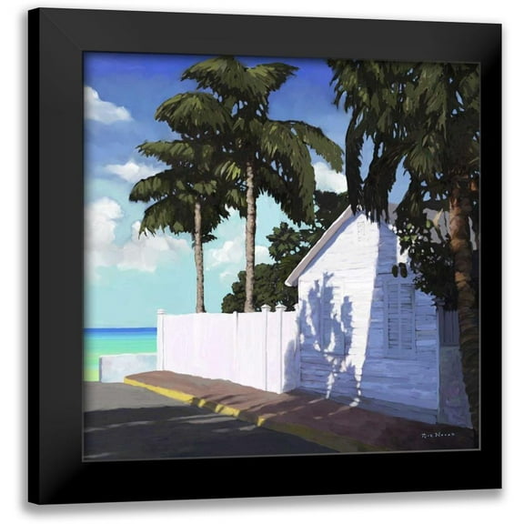 Novak, Rick 12x12 Black Modern Framed Museum Art Print Titled - Conch Republic V