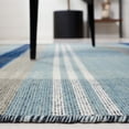 thumbnail image 5 of SAFAVIEH Striped Kilim STK703N Navy / Charcoal Rug, 5 of 7