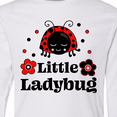 thumbnail image 4 of Inktastic Little Ladybug with Flowers Long Sleeve Youth T-Shirt, 4 of 5