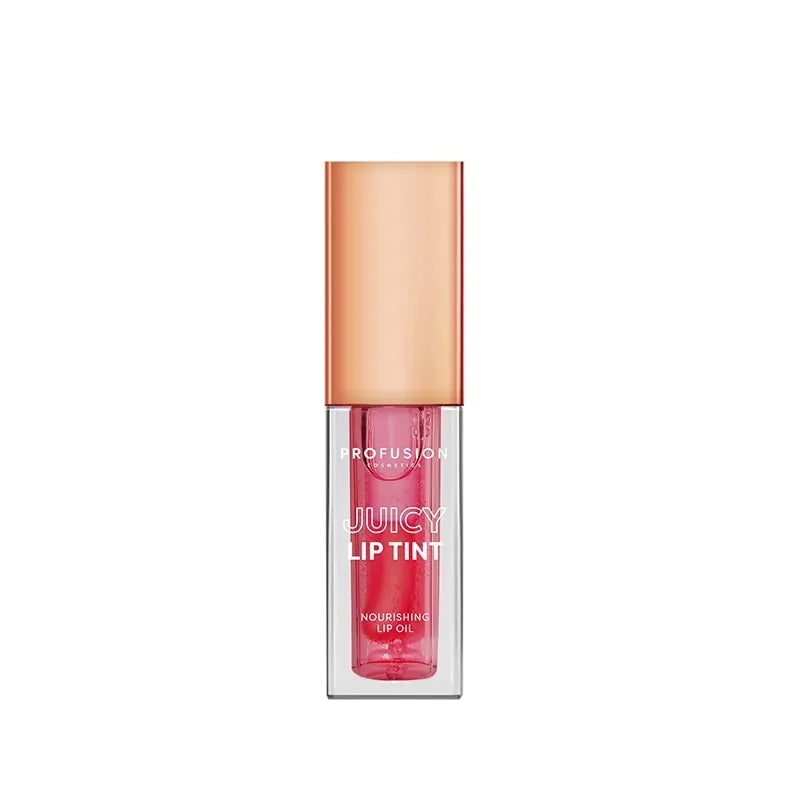 Profusion Cosmetics Juicy Lip Tint and Nurturing Lip Oil, Soothes and Comforts Lips with Luscious High Shine Finish, Blissful Berry