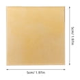 thumbnail image 2 of 4pcs Brass Sheets Brass Plates DIY Projects Brass Materials Wear-Resistant Versatile Brass Plates for Crafts Electrical Work and Repairs, 2 of 8