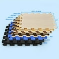 Yes4All 12 pcs Interlocking Exercise Foam Mats, Cover 12 sqft, 3/8 inch