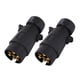 thumbnail image 1 of Conector De Remolque De 7 Pines, Conector De Clavija De Cableado Redondo Para Remolque De Conductividad Eléctrica Perfecta, Fijación Firme, Versátil, 12V 24V Para Sedán, 1 of 7