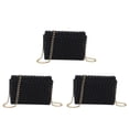 thumbnail image 1 of Cartera acolchada para mujer, bolso de hombro con cadena gruesa, bolso arrugado para las axilas, 1 of 6