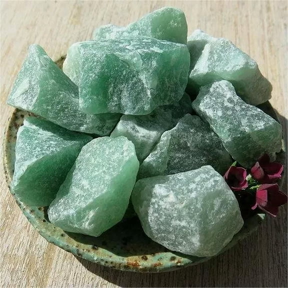 MATROOY 6pcs Lot Rough Green Aventurine Chunks Healing Reiki Crystal Mineral Rocks Gift