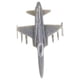 thumbnail image 2 of Colección de juguetes de rompecabezas de caza ensamblados en 4D a escala 1/144, modelo de simulación de aviones de juguete F20, 2 of 8