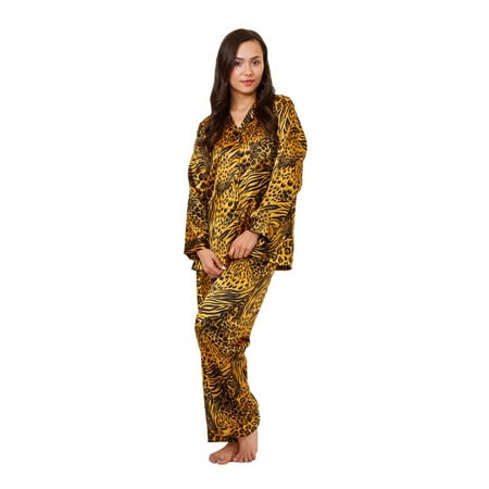 

Up2date Fashion s Women s Classic Animal Print Pajama Sets in Various Colorful Patterns