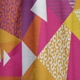 thumbnail image 4 of Designart 'Abstract Retro Geometric VI' Mid-Century Modern Curtain Panel, 4 of 5