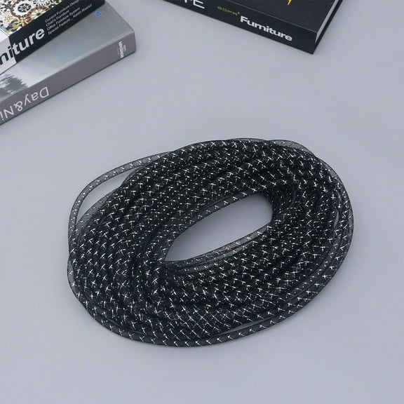 BESTOYARD 1 Pack 25m Elastic Cord for Jewelry Making Yarn Cord for Craft Accessories Black DIY Projects