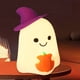thumbnail image 2 of Luz nocturna fantasma de Halloween, luz cálida, carga USB, adorno de Halloween, 2 of 5