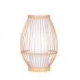 thumbnail image 1 of Sagebrook Home Bamboo 13" Table Lamp, Beige, 1 of 1