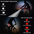 thumbnail image 4 of Dsscvnef LINISME Rechargeable LED Light Set with Power Bank 4000MAh Bright Cycling Torch Mobile Phone Holder for Hiking Camping Road Bike, 4 of 7