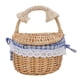 thumbnail image 1 of Gran 15.4 Canasta De Picnic De Picnic De Mimbre Cestas De Picnic Vacías Con Tapa, Cesta De Picnic Con Manijas Plegables Para Picnic, Cuerpo A Cuadros, Cuerpo Tejido Resistente, 1 of 7