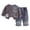 d4-0625-Dark Gray, variant on Fall Outfit Baby Boy Photo Toddler Baby Boy Fall Winter Clothes Long Sleeve Patchwork Sweatshirt Ripped Holes Jeans Set