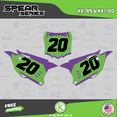 thumbnail image 3 of Kalair GFX Graphics Kit for Kawasaki KX100 (2014-2021) Spear Series, 3 of 5