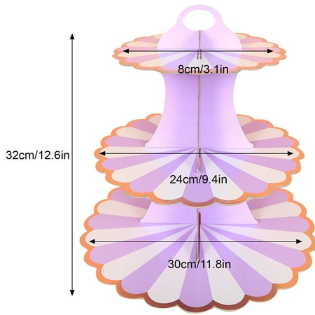 

ZTTD Cake Stand Birthday Party Dress Up Cake Decoration Wedding Dessert Dessert Stand Kitchen Supplies A