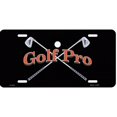 thumbnail image 1 of Golf Pro Metal License Plate, 1 of 1