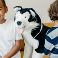 thumbnail image 2 of Melissa & Doug Giant Siberian Husky - Lifelike Stuffed Animal Dog (over 2 feet tall), 2 of 9
