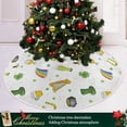 thumbnail image 6 of Coolnut St. Patrick's Day Shamrock Christmas Tree Skirt Tree Skirt for Holiday Party Home Christmas Day Ornaments36", 6 of 6