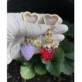 thumbnail image 3 of Cute Strawberry Keychain,Bag Charms,Kawaii Heart Flower Daisy Key chains Accessories Decor for Girls Purse Gift, 3 of 10
