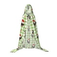 thumbnail image 7 of Honeii Christmas Hat French Bulldog Print Poncho Cape, Cloak Coat, Snuggly Hooded Wearable Blanket, Hooded Cape For Teenagers,Halloween Costumes-Medium, 7 of 7