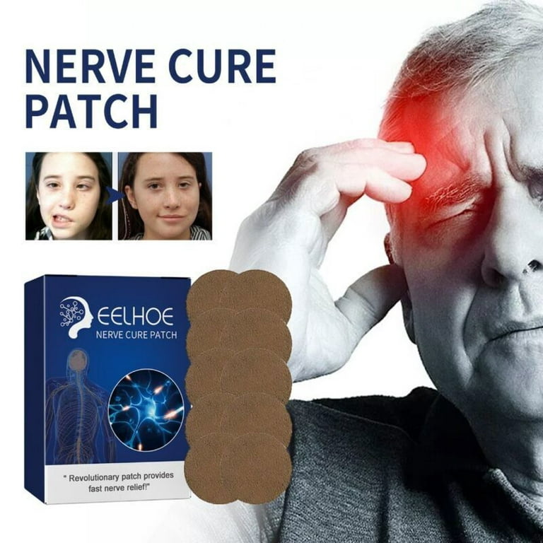  20pcs Nerve Cure Patch Relieve Facial Muscle Spasms Orofacial  Linkage Body Care Massage Patch : Health & Household