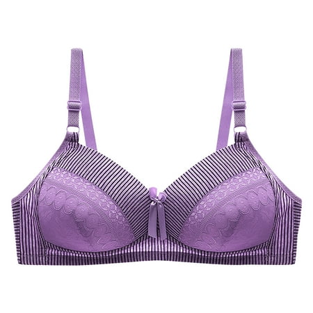 

YanHoo Womens Sexy Daily Bras Adjustable Strappy Push Up Bra High Support Underwear