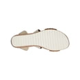 thumbnail image 2 of Easy Spirit Womens Lorena Canvas Criss-Cross Wedge Sandals, 2 of 3