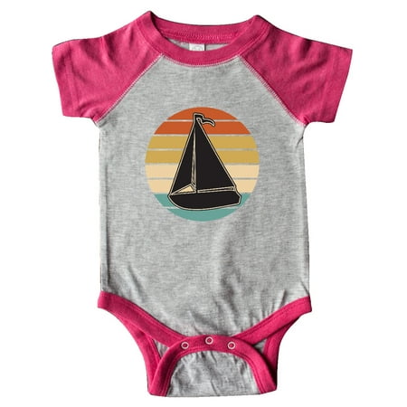 

Inktastic Sailboat Vintage Nautical Sailing Gift Baby Boy or Baby Girl Bodysuit