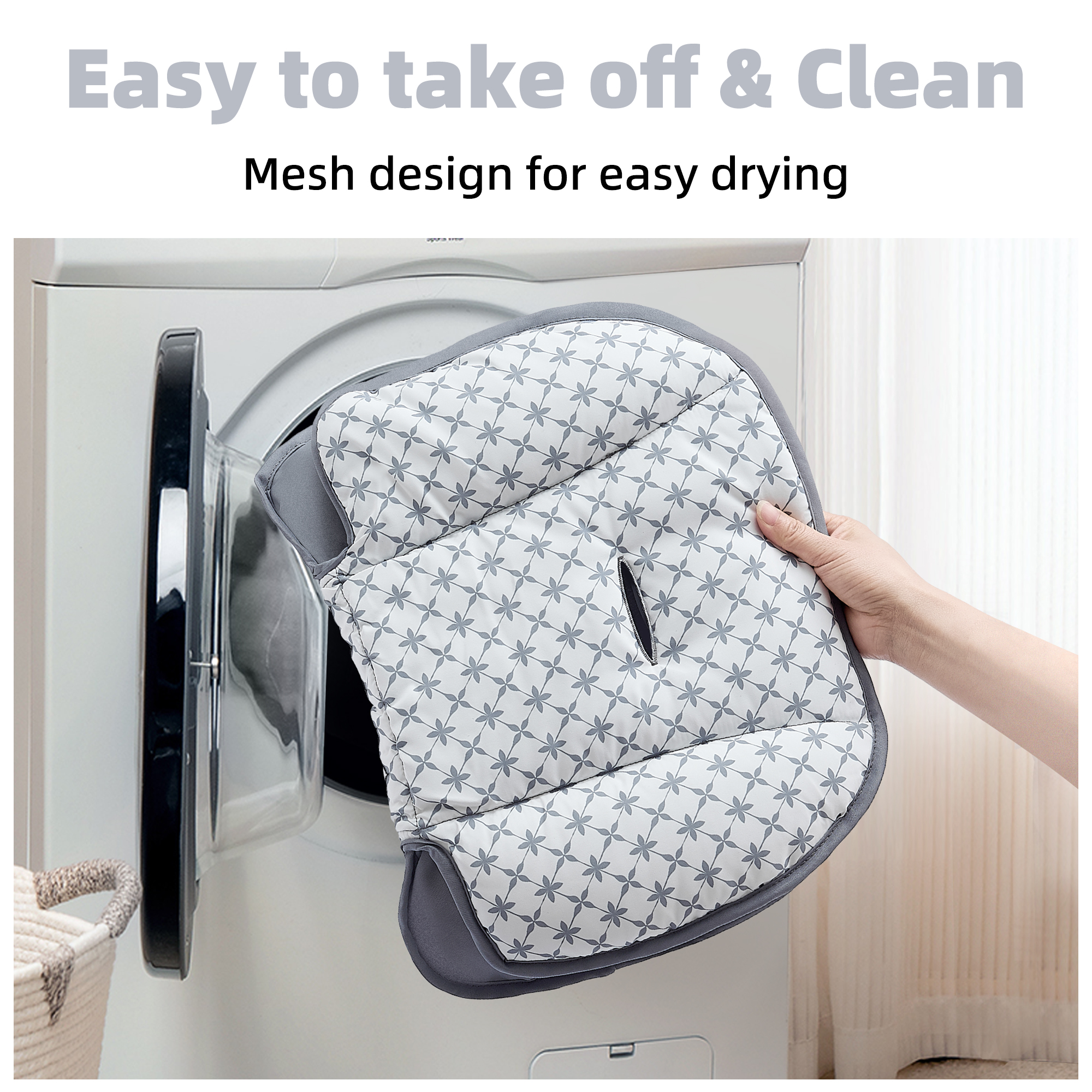 Pamo Babe Baby Swing With Bluetooth Music, Grey photo 6