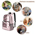 thumbnail image 5 of Whosucclay Paw Print Daypack for Boys Girls, Preschool Kindergarten Large Capacity Wide Shoulder Straps See Through Bag for Beach Work, 5 of 10