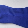 thumbnail image 7 of 1 Pair Knee High Striped Football Socks Anti-slip Moisture Wicking Stretch Kids Youth Athletic Sports Soccer Compression Cushion High Tube Stockings, 7 of 7