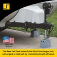 thumbnail image 6 of Stromberg Carlson Travel Trailer Leveler Kit - One Base Pad Peak for Tongue Jack, Two Rubber Wheel Chocks, Two Levelers for RV Campers, Two Anti-Slip Mats for Levelers, Four Base Pads and Storage Bag, 6 of 6