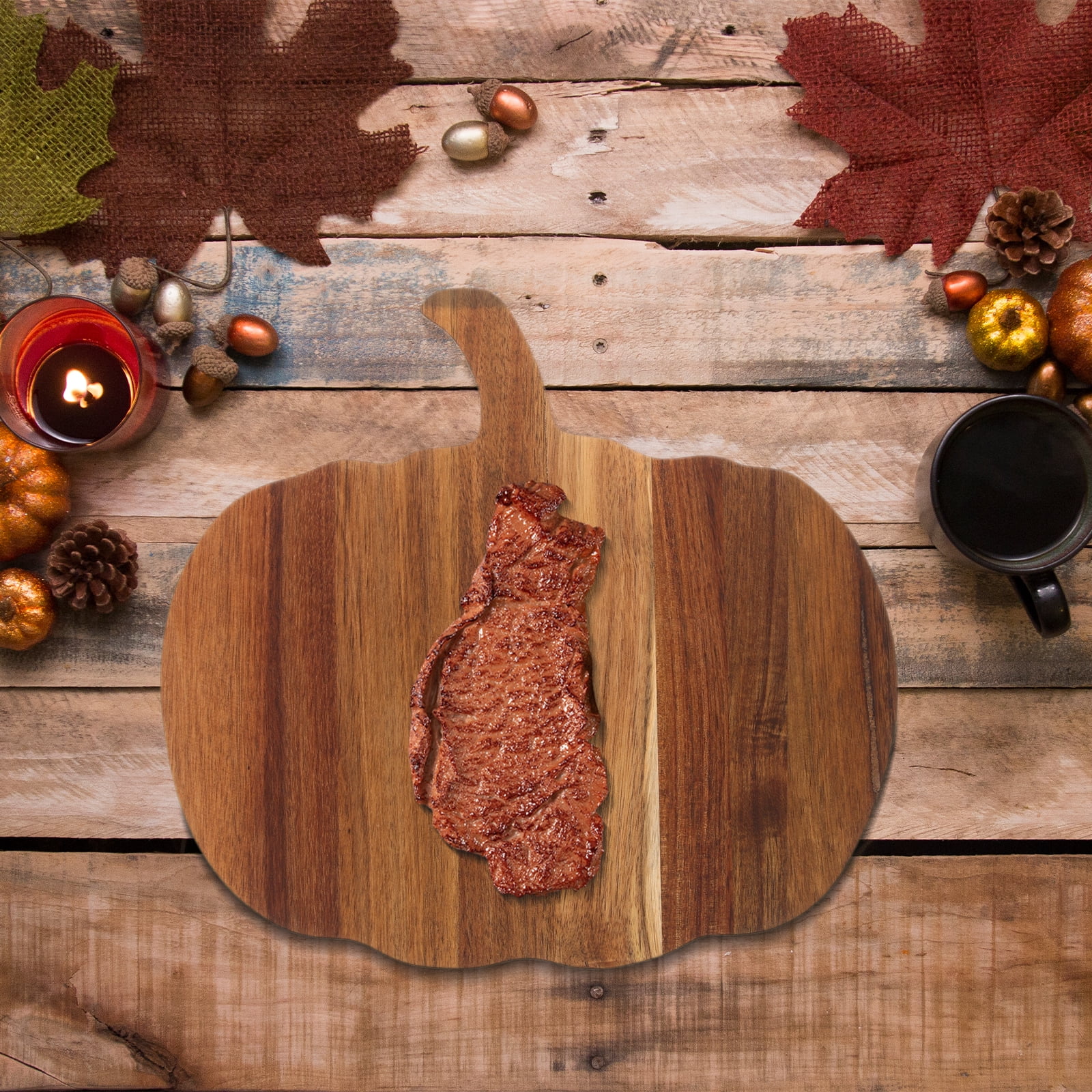 Pumpkin Cutting Board Wooden Breadboard Vegetable Chopping Serving Boards Home Kitchen Meal Prep