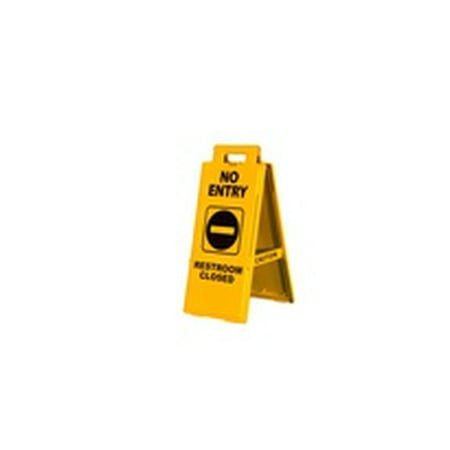 

Cortina 03-600-37 Floor Stand - No Entry Restroom Closed (4 Pack)