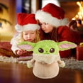 thumbnail image 2 of Star Wars Grogu Plush Toy 12 Inches Figure with Soft 'N Fuzzy Character Doll with Sounds Press Hands to Activate Cute Pillows Buddy for Kids Christmas Holiday Gifts w/ Bonus Snoep in Beperkte Oplage, 2 of 7