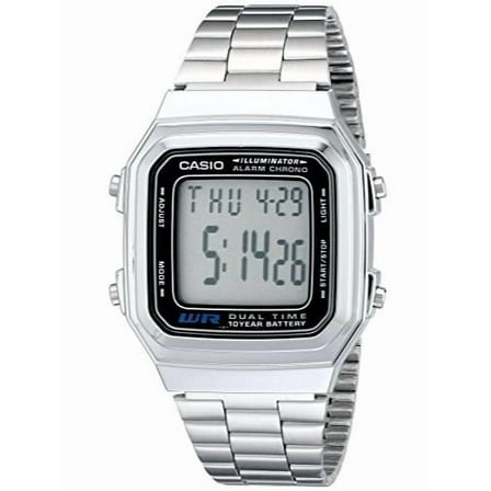 Casio Men's A178WA-1A Illuminator Bracelet Digital Watch