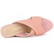 thumbnail image 5 of Sandalias Con Cuña Deslizante Plataforma Correa Entrecruzad Para Mujer Rosado 7.5, 5 of 7