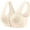 Beige, variant on Breezora Front Closure Bras Wireless Comfort Everyday Support Seamless Soft Cup XL Size Beige
