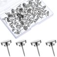 thumbnail image 1 of Tachuelas Shimeyao de metal para pulgares, 30 unidades, plateadas, 1 of 7