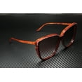 thumbnail image 4 of GUCCI GG0709S 005 Square Acetate Burgundy Shiny Brn Red 63 mm Women's Sunglasses, 4 of 7