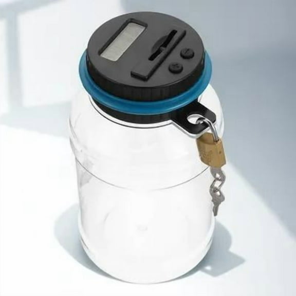 ELAYARD Big Bank with Lock for Adults 1Pack