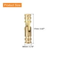 thumbnail image 2 of Uxcell 18pack Invisible Brass Barrel Hinge, 17x4mm Concealed Hinges, Folding Support Cylindrical Hidden Barrel Hinges, 2 of 7