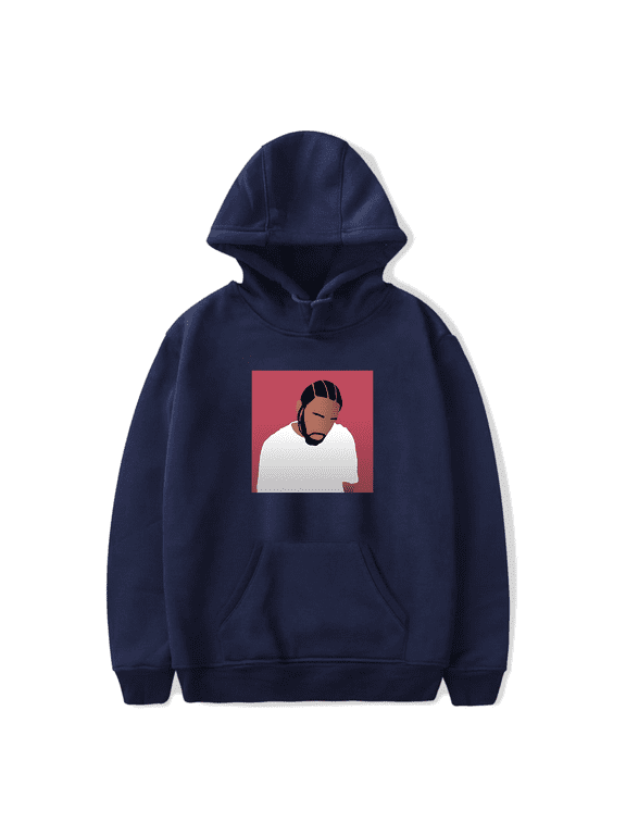 Kendrick Lamar Merch Hoodie K. Dot Album Cover Damn Hoodies Photo Rapper Merch Streetwear Long Sleeve Unisex Pullover