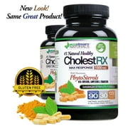 CholestRX by EcoStream Naturals Cholesterol Triple Beta-Sitosterol Support, 90 Count