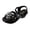 Black, variant on Girl Sandals Girls Beach Sandals with Adjustable Straps Little Kids Water Sandals for Athletic Summer Outdoor,Black,Size 12