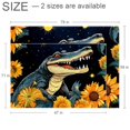 Crocodile Outdoor Polyester Floor Mat Durable and Stylish Rug for