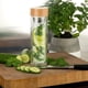 thumbnail image 3 of Botella de té, botella de té con infusor, vidrio de borosilicato de doble pared alto con colador e infusor para infusión de té suelto, botella de té, 3 of 5